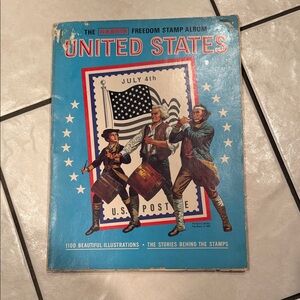 1977 The Harris Freedom Stamp Album United States , Some Stamps July 4th